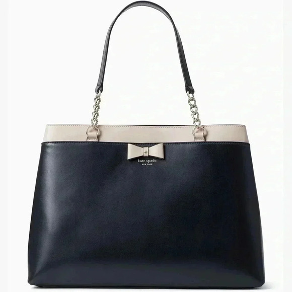 Kate Spade Baldwin Street Maryanne Tote Bag, Black/Cream, OS